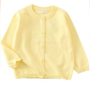 Yellow Kids Cardigan